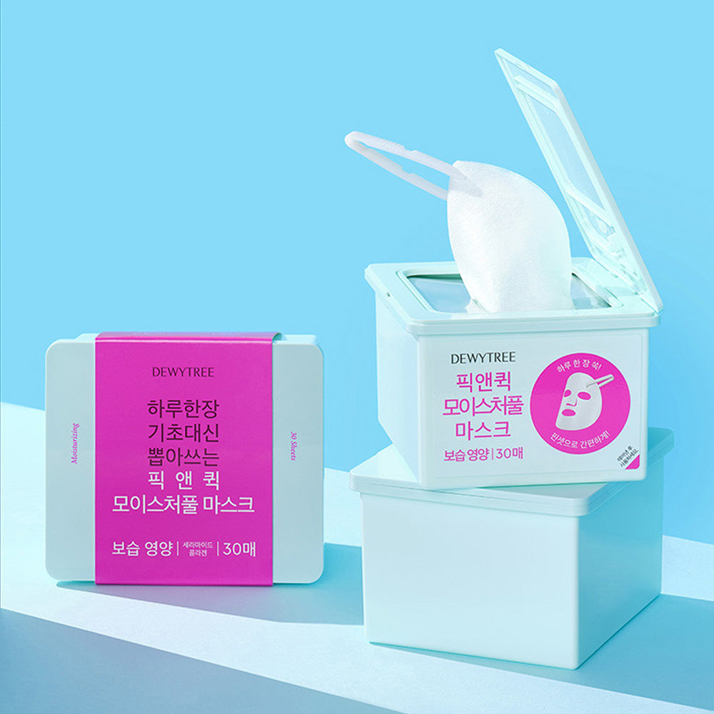 DEWYTREE PICK & QUICK Moisture Full Mask 30ea - LUUELA