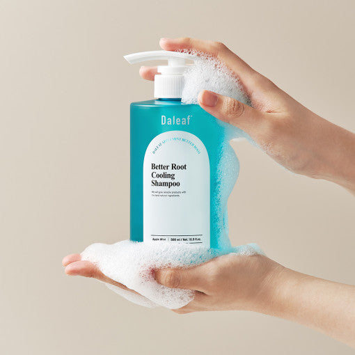 Daleaf Apple Mint Better Root Cooling Shampoo 500ml - LUUELA