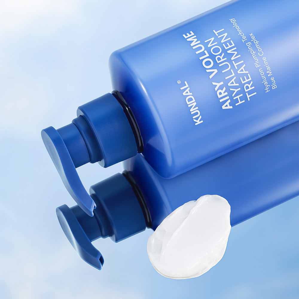 KUNDAL AIRY VOLUME HYALURON TREATMENT 500ml #BLOSSOM BREEZE - LUUELA