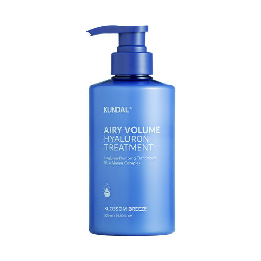 KUNDAL AIRY VOLUME HYALURON TREATMENT 500ml #BLOSSOM BREEZE - LUUELA