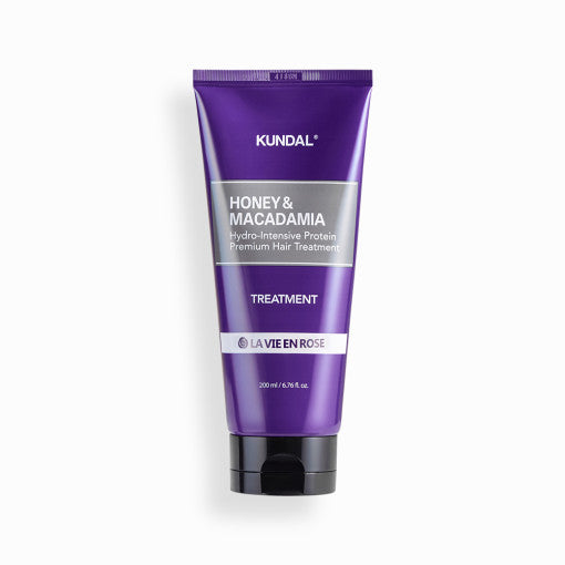 KUNDAL HONEY & MACADAΜΙΑ Hydro-Intensive Protein Premium Hair Treatment 200ml #LA VIE EN ROSE - LUUELA