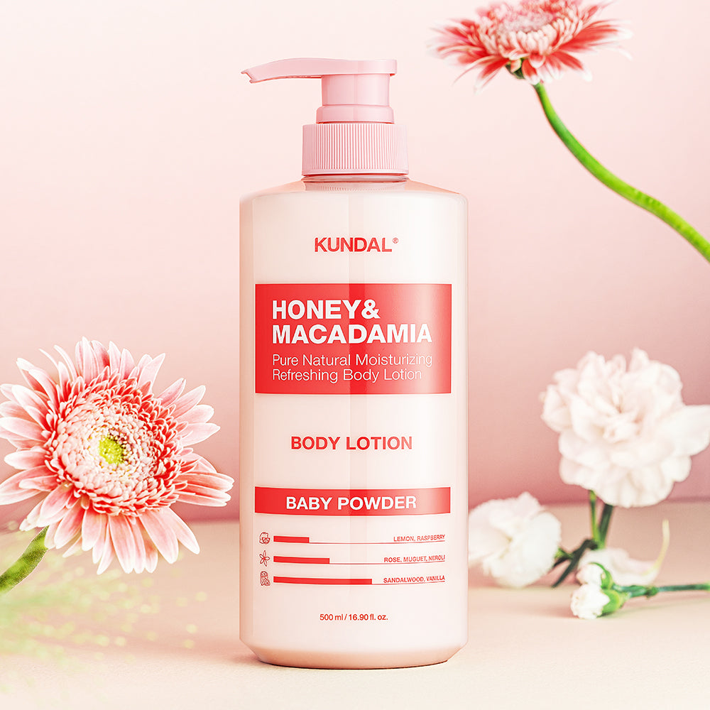 KUNDAL HONEY & MACADAΜΙΑ PURE BODY LOTION 500ml (9-type) - LUUELA