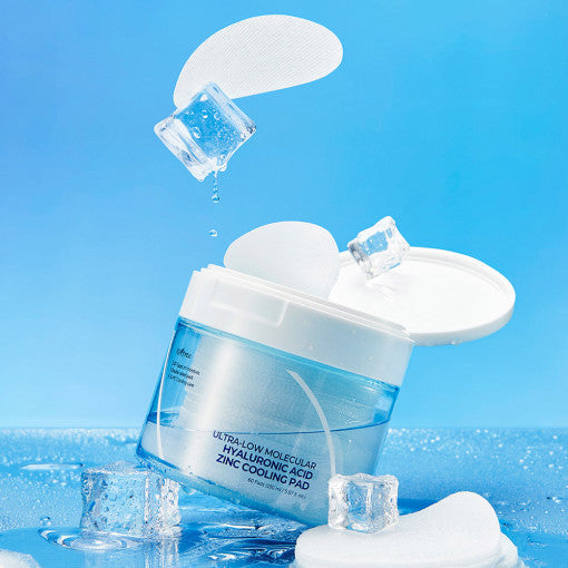 Isntree Ultra-Low Molecular Hyaluronic Acid Zinc Cooling Pad 150ml(60P) - LUUELA