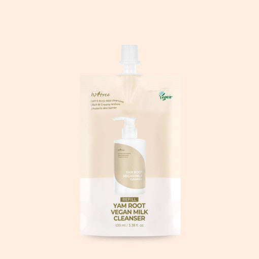 Isntree Yam Root Vegan Milk Cleanser (REFILL) 100ml - LUUELA