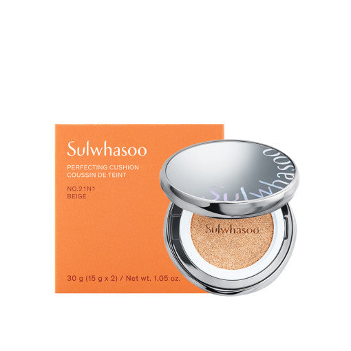 Sulwhasoo PERFECTING CUSHION 15g+15g(Refill) SPF50+/PA+++ - LUUELA