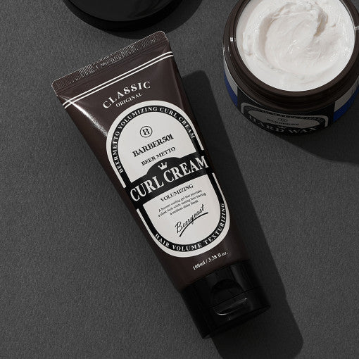 BARBER501 BEER METTO VOLUMIZING CURL CREAM 100ml - LUUELA