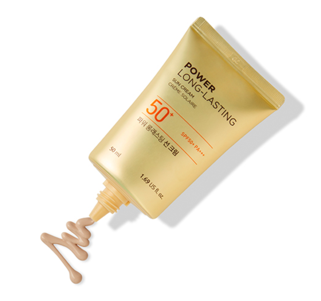 THE FACE SHOP POWER LONG-LASTING SUN CREAM SPF50+ PA+++ 50ml - LUUELA