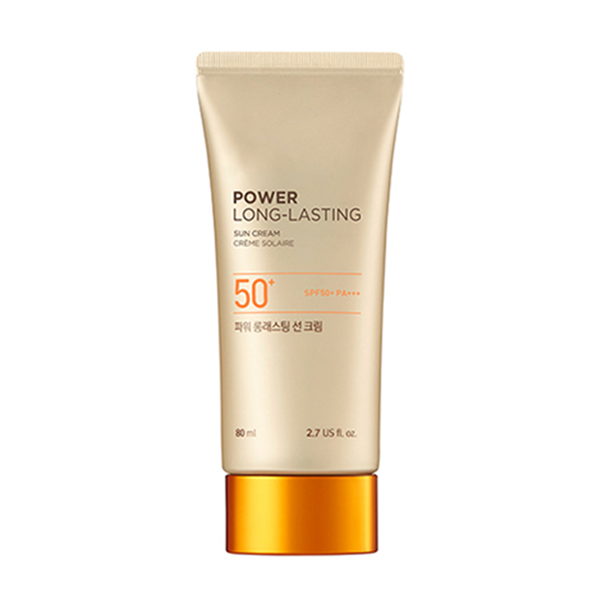 THE FACE SHOP POWER LONG-LASTING SUN CREAM SPF50+ PA+++ 80ml - LUUELA