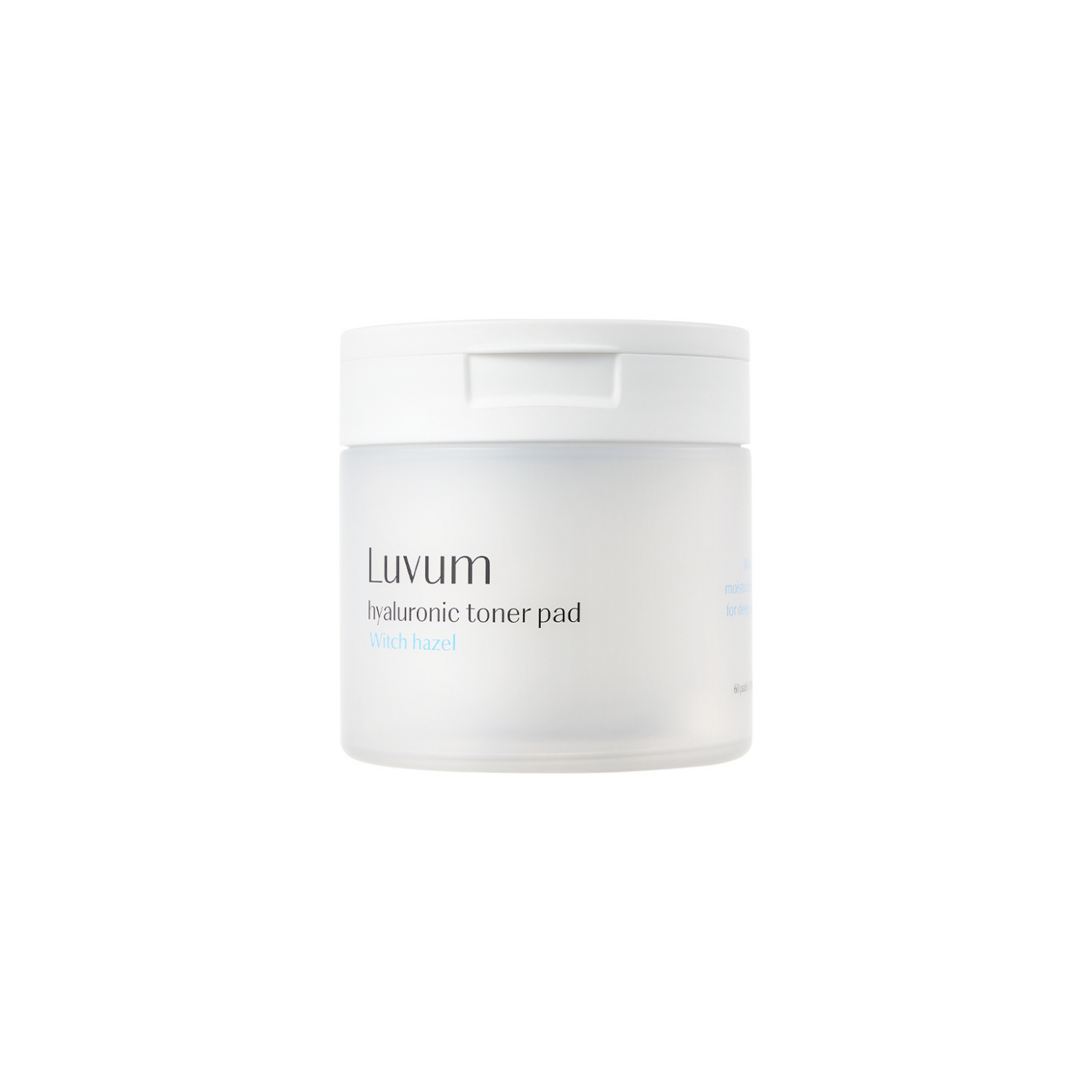 Luvum Witch Hazel Hyaluronic Toner Pad 130ml (60pcs) - LUUELA