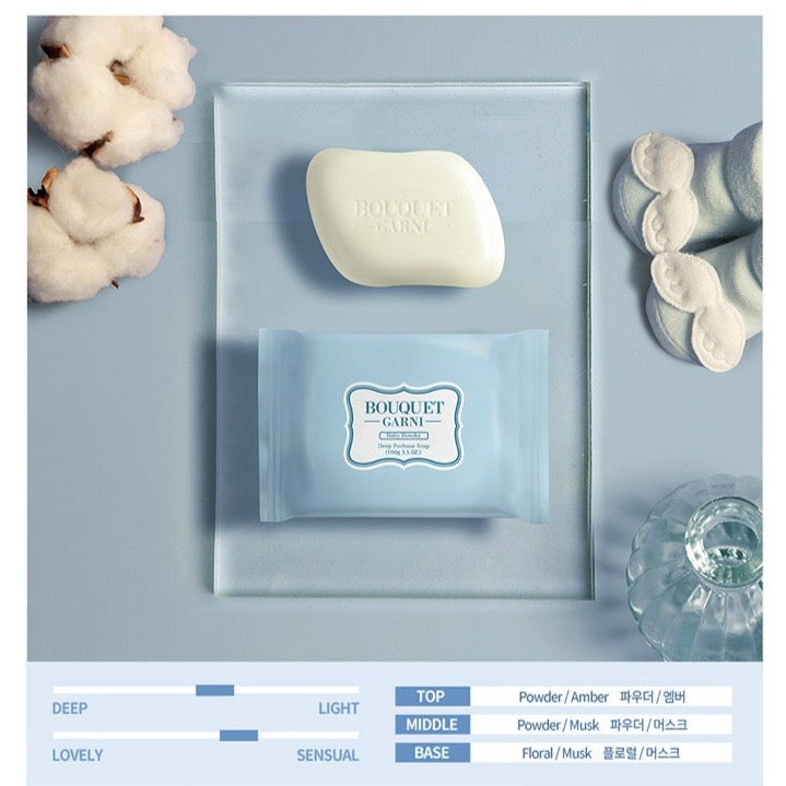 Bouquet Garni Deep Perfume Soap Baby Powder 100g X 10ea - LUUELA