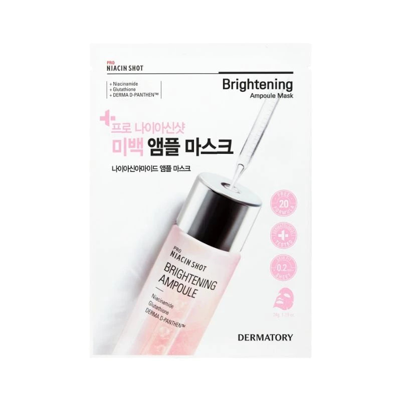DERMATORY Pro Ampoule Shot Mask 34g X 10ea (4-type) - LUUELA