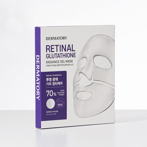 DERMATORY Retinal Glutathione Radiance Gel Mask 22g X 3ea - LUUELA