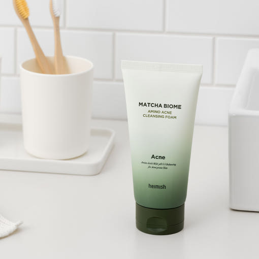 heimish Matcha Biome Amino Acne Cleansing Foam 150ml - LUUELA