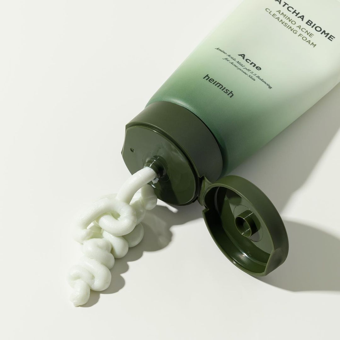 heimish Matcha Biome Amino Acne Cleansing Foam 150ml - LUUELA