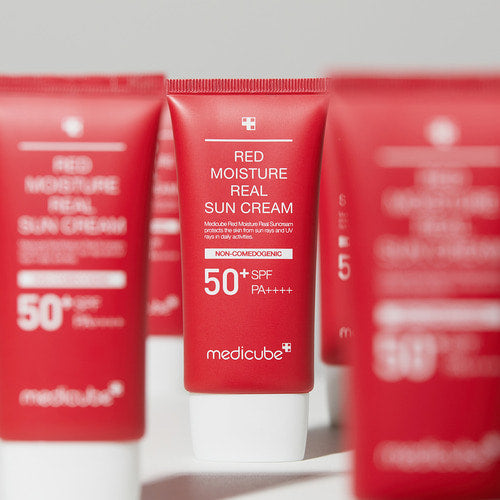 medicube Red Moisture Real Sun Cream 50ml - LUUELA