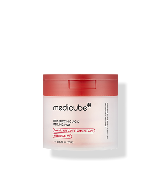 medicube Red Succinic Acid Peeling Pad 155g/70pads - LUUELA