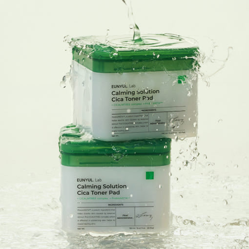 EUNYUL Lab Calming Solution CICA Toner Pad 60ea/190ml - LUUELA