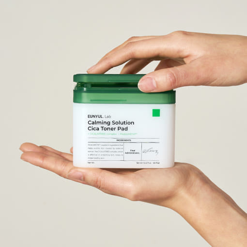 EUNYUL Lab Calming Solution CICA Toner Pad 60ea/190ml - LUUELA