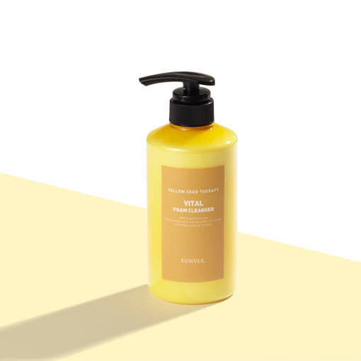 EUNYUL YELLOW SEED THERAPY Vital Foam Cleanser 500ml - LUUELA