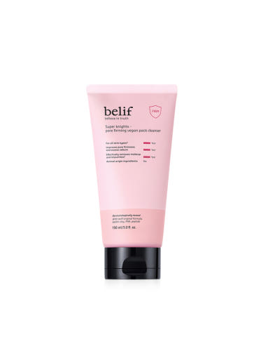 belif Super Knights Pore Firming Vegan Pack Cleanser 150ml - LUUELA