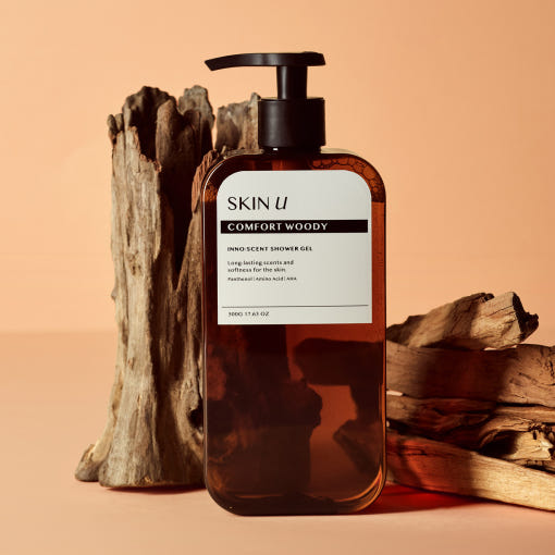 SKIN U INNO:SCENT Shower Gel 500g #COMFORT WOODY - LUUELA