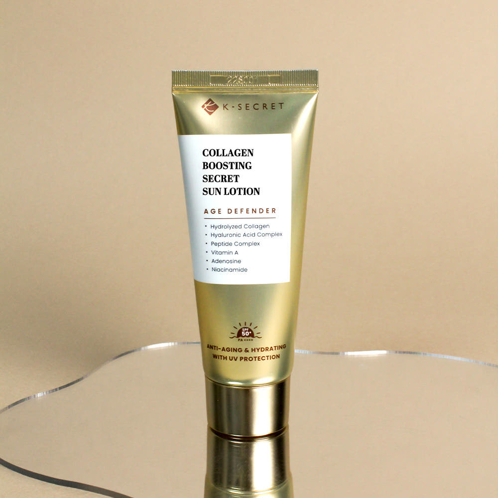 K-SECRET Collagen Boosting Secret Sun Lotion 60ml - LUUELA
