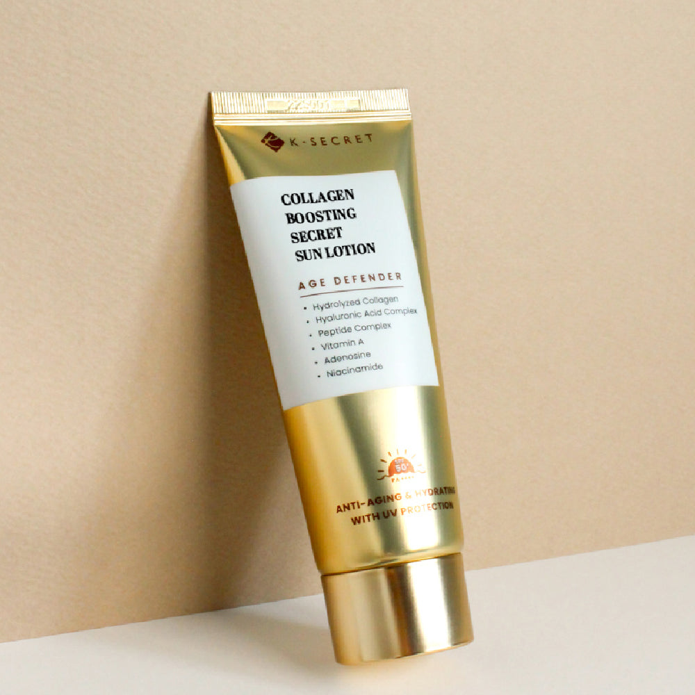 K-SECRET Collagen Boosting Secret Sun Lotion 60ml - LUUELA