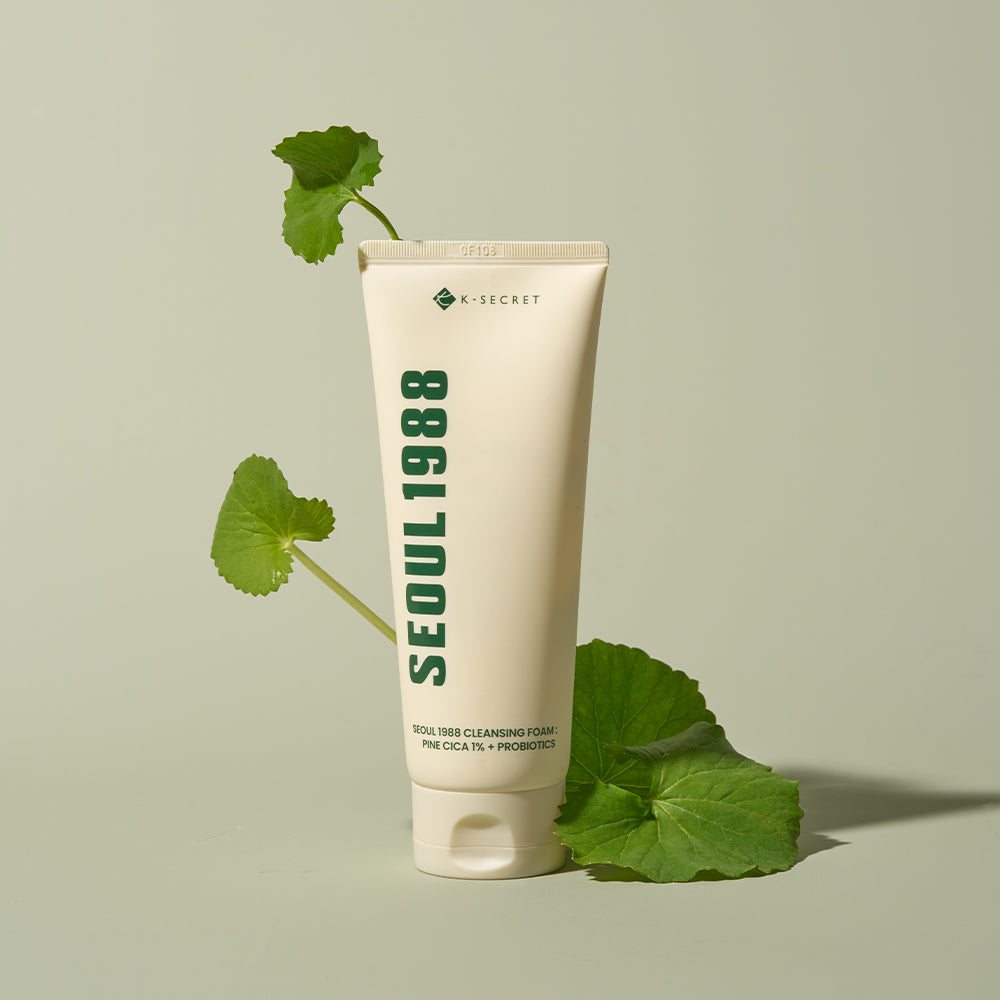 K-SECRET SEOUL 1988 Cleansing Foam : Pine Cica 1% + Probiotics 150ml - LUUELA