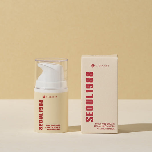 K-SECRET SEOUL 1988 Cream : Retinal Liposome 1% + Fermented Rice 50ml - LUUELA