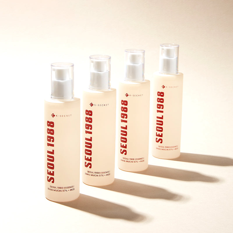 K-SECRET SEOUL 1988 Essence : Snail Mucin 97% + Rice 100ml - LUUELA