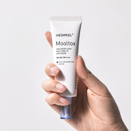 MEDIPEEL Hyaluronic Acid Layer Mooltox Mild Tone Up Sun Cream SPF 50+PA++++ 50g - LUUELA