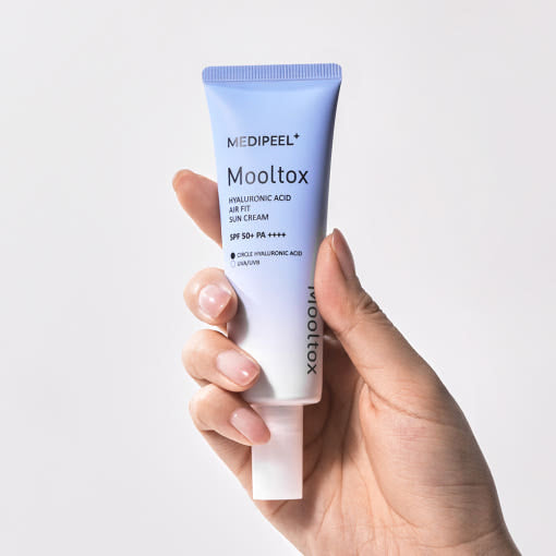 MEDIPEEL Hyaluronic Acid Mooltox Air Fit Sun Cream SPF 50+PA++++ 50ml - LUUELA