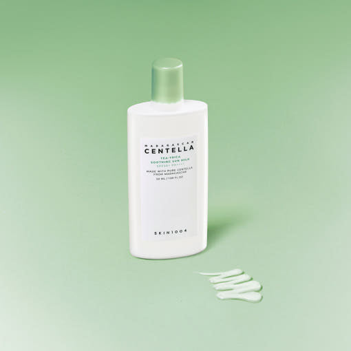 SKIN1004 MADAGASCAR CENTELLA TEA-TRICA SOOTHING SUN MILK SPF 50+ PA++++ 50ml - LUUELA