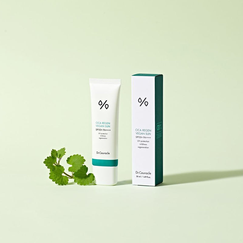 Dr.Ceuracle Cica Regen Vegan Sun SPF50+ PA++++ 50ml - LUUELA