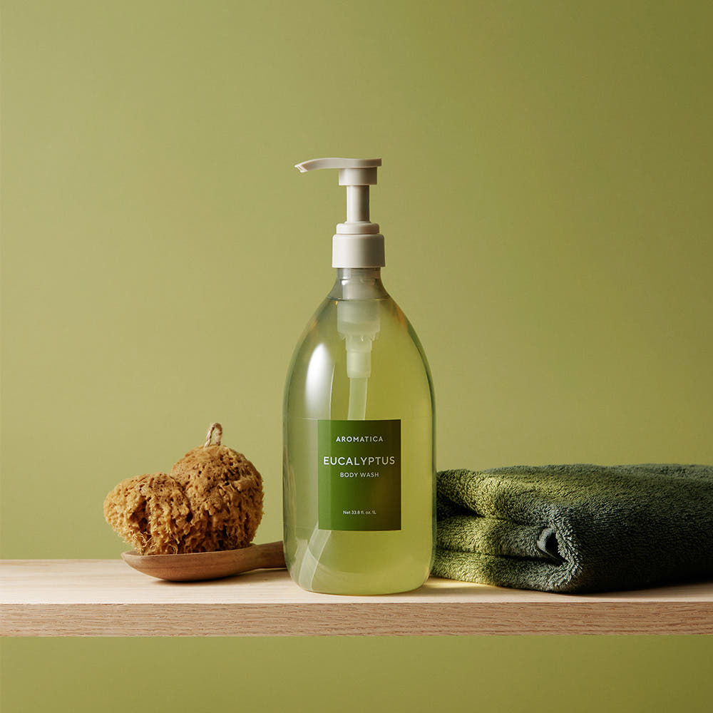 AROMATICA Eucalyptus Body Wash 15 Amino 1000ml - LUUELA