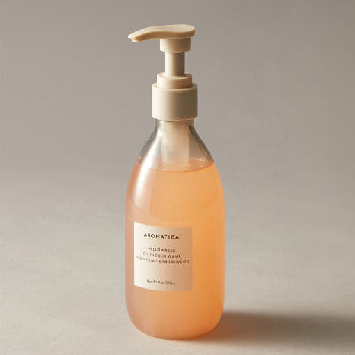 AROMATICA Mellowness Oil In Body Wash Magnolia & Sandalwood 290ml - LUUELA