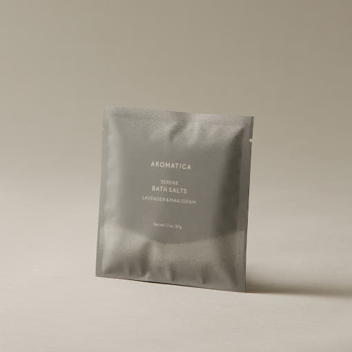 AROMATICA Serene Bath Salts Lavender & Marjoram 50g - LUUELA