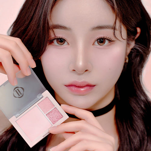 Dinto Cheek&Eye Multi-Use Palette 6.5g (3color) - LUUELA