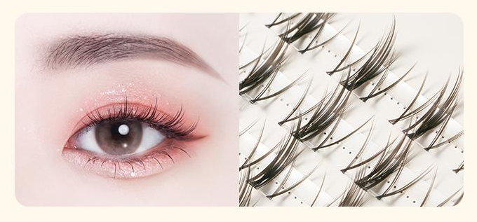 Fillimilli Point Piece Lashes (11mm)(60pcs) #Dolly Point - LUUELA