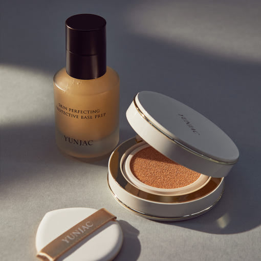 YUNJAC Long Wear Porcelain Cushion Foundation SPF50+ PA++++ 15g X 2ea - LUUELA