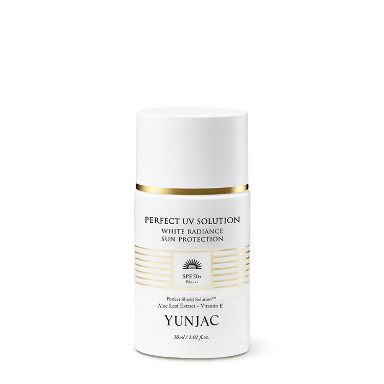 YUNJAC PERFECT UV SOLUTION White Radiance Sun Protection SPF 50+ PA++++ 30ml - LUUELA