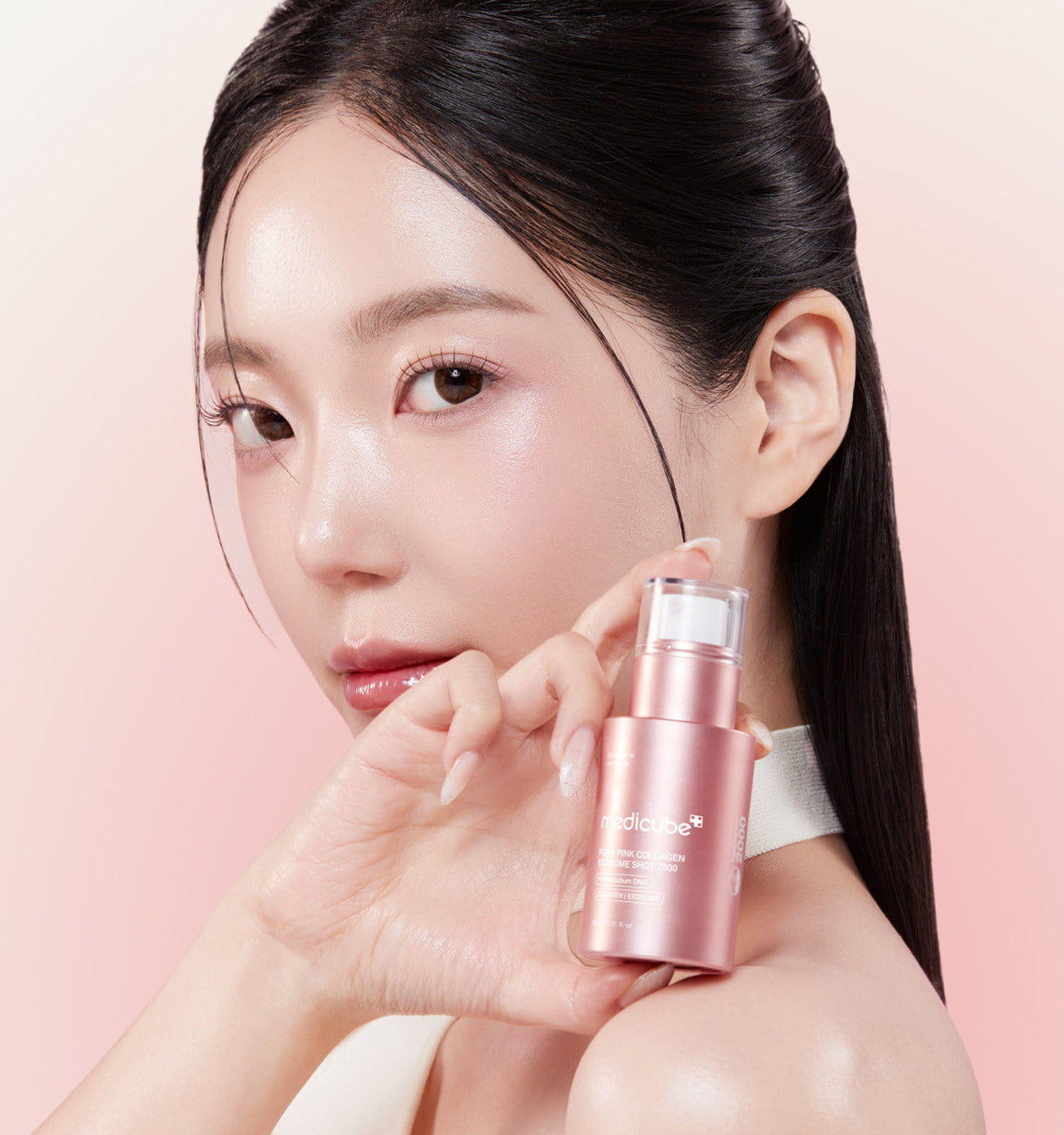 medicube PDRN Pink Collagen Exosome Shot 2000 30ml - LUUELA