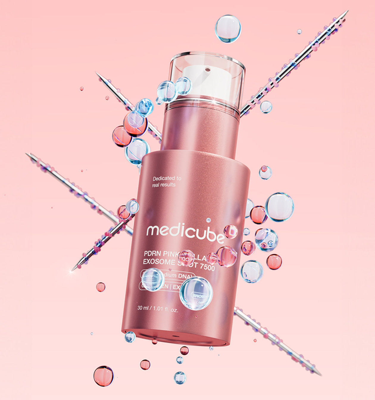 medicube PDRN Pink Collagen Exosome Shot 7500 30ml - LUUELA