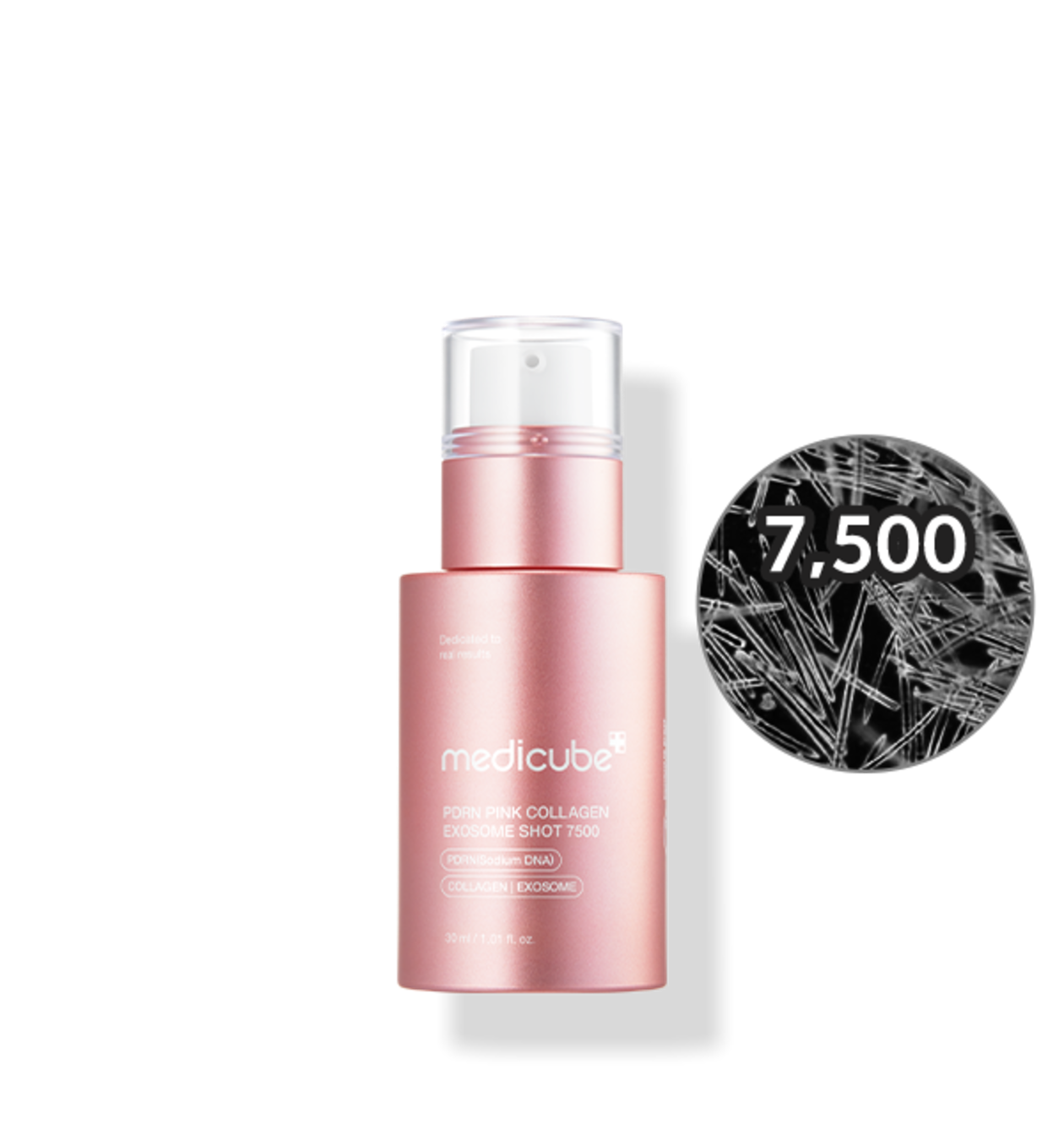 medicube PDRN Pink Collagen Exosome Shot 7500 30ml - LUUELA