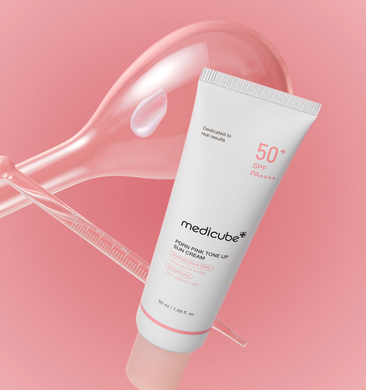 medicube PDRN Pink Tone Up Sun Cream 50ml - LUUELA