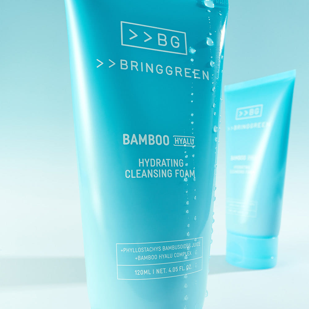 BRINGGREEN Bamboo Hyalu Hydrating Cleansing Foam 120ml - LUUELA
