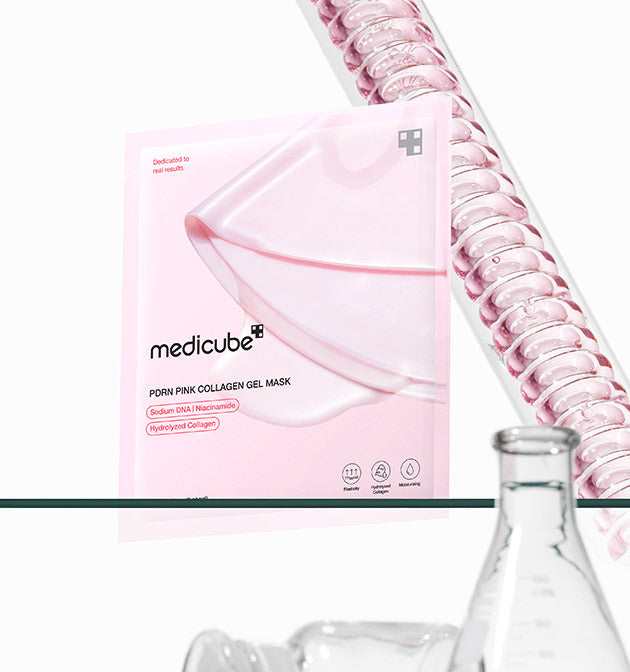 medicube PDRN Pink Collagen Gel Mask 28g X 10ea - LUUELA