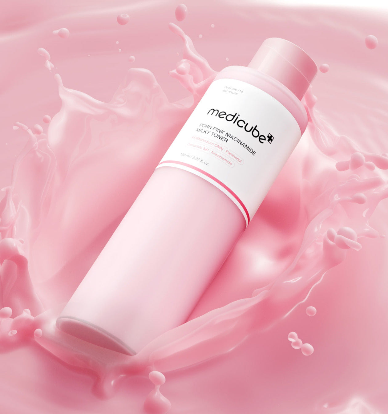 medicube PDRN Pink Niacinamide Milky Toner 150ml - LUUELA