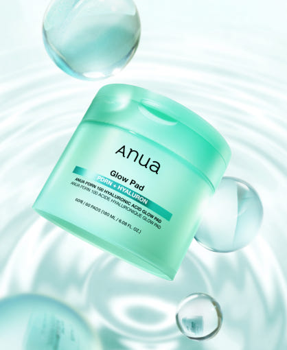 Anua PDRN 100 Hyaluronic Acid Glow Pad 60P/180ml - LUUELA