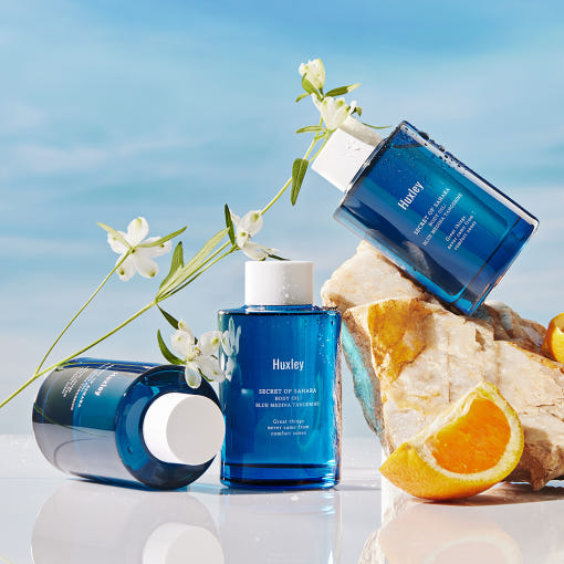Huxley Body Oil 100ml #Blue Medina Tangerine - LUUELA